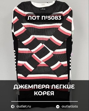 Купить Джемпера легкие Корея#20 шт, ЛОТ №5083 оптом в Махачкале и Дагестане