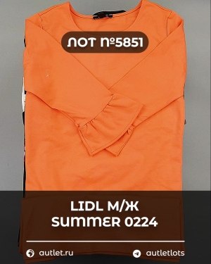 Купить LIDL Summer м/ж 022024#14 кг, ЛОТ №5851 оптом в Махачкале и Дагестане