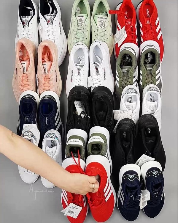 Фотография  920 - Кроссовки Adidas+Reebok#15 шт, ЛОТ №6145 оптом в Махачкале и Дагестане