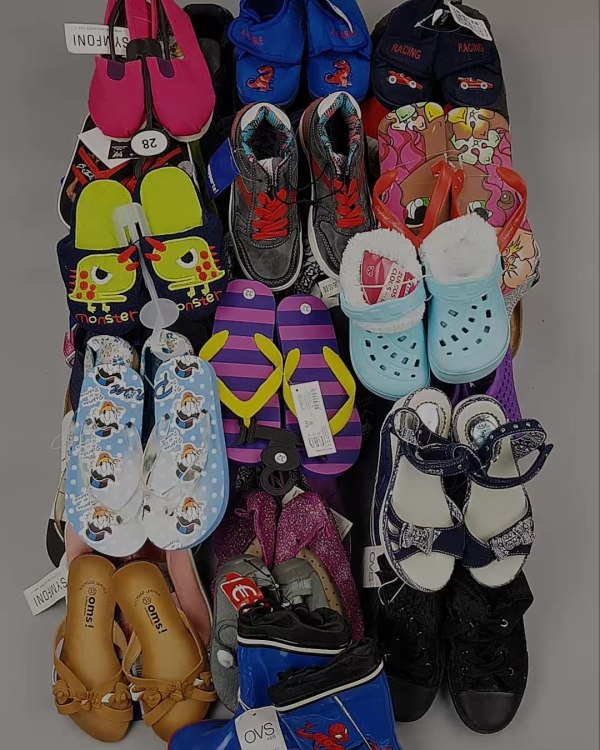 Фотография  406 - Обувь детская СТОК Summer#7,85 кг, ЛОТ №6196 оптом в Махачкале и Дагестане