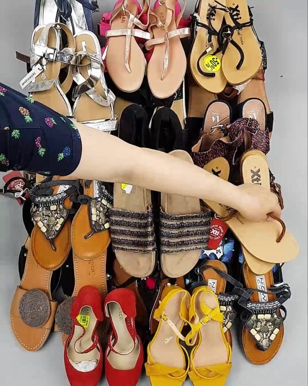 Фотография  366 - Обувь босоножки#11,2 кг, ЛОТ №6362 оптом в Махачкале и Дагестане