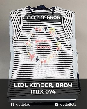 Купить LIDL Kinder Baby Winter 074#7 кг, ЛОТ №6606 оптом в Махачкале и Дагестане