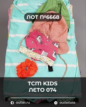 Купить TCM Kids лето 074#7 кг, ЛОТ №6668 оптом в Махачкале и Дагестане