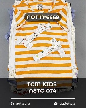 Купить TCM Kids лето 074#7 кг, ЛОТ №6669 оптом в Махачкале и Дагестане