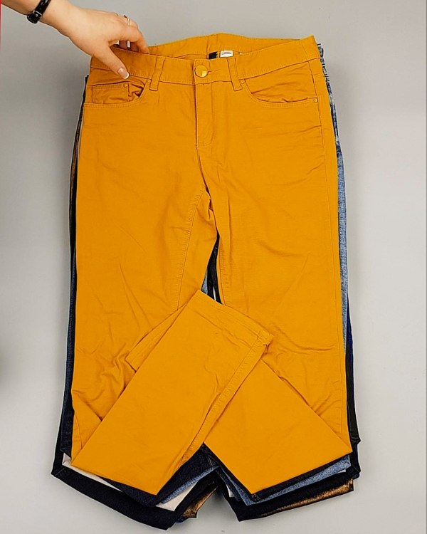 Фотография  111 - А 82202 Брюки женские (Fashion&Skinny Pants)#25 кг оптом в Махачкале и Дагестане