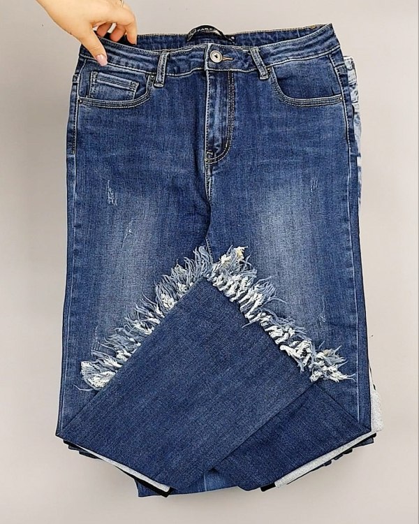 Фотография  730 - Cream Джинсы женские#25 кг оптом в Махачкале и Дагестане