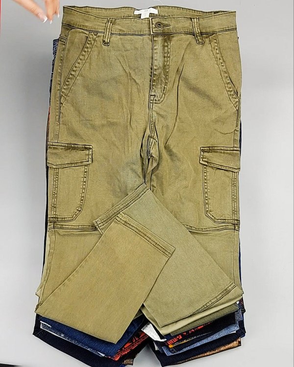 Фотография  695 - А 82202 Брюки женские (Fashion&Skinny Pants)#25 кг оптом в Махачкале и Дагестане