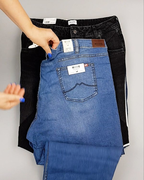 Фотография  795 - Джинсы MUSTANG м/ж#5 кг, ЛОТ №6960 оптом в Махачкале и Дагестане