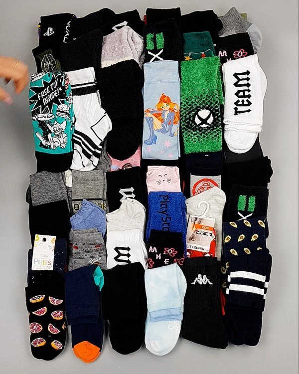 Фотография  119 - Носки дети СТОК зима#5 кг, ЛОТ №6988 оптом в Махачкале и Дагестане