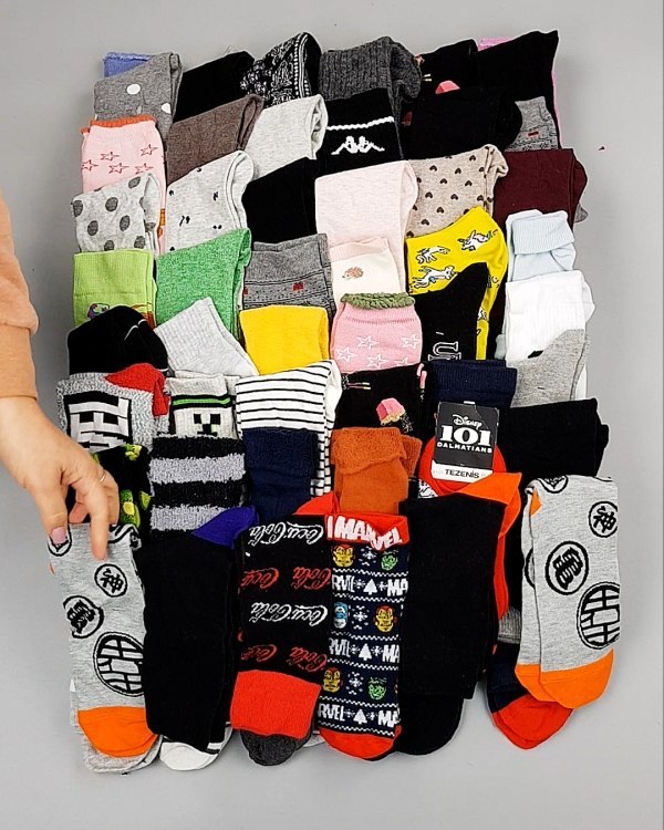 Фотография  633 - Носки дети СТОК зима#5 кг, ЛОТ №6989 оптом в Махачкале и Дагестане