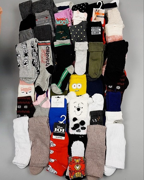 Фотография  835 - Носки дети СТОК зима#5 кг, ЛОТ №6986 оптом в Махачкале и Дагестане