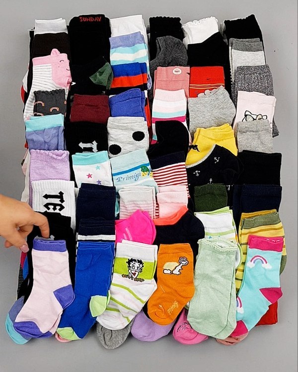 Фотография  411 - Носки дети СТОК лето#5 кг, ЛОТ №6993 оптом в Махачкале и Дагестане