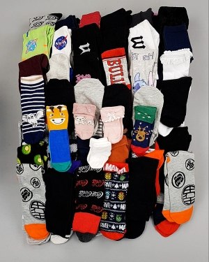 Фотография  318 - Носки дети СТОК зима#5 кг, ЛОТ №6989 оптом в Махачкале и Дагестане