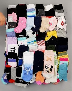 Фотография  255 - Носки дети СТОК лето#5 кг, ЛОТ №6993 оптом в Махачкале и Дагестане