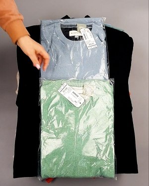 Фотография  612 - Джемпера легкие мужские TOM TAILOR 124#8,7 кг, ЛОТ №7606 оптом в Махачкале и Дагестане