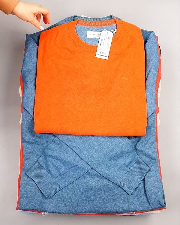 Фотография  738 - Джемпера легкие мужские TOM TAILOR 124#8,35 кг, ЛОТ №7605 оптом в Махачкале и Дагестане