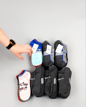 Фотография  457 - Носки дети лето CAN 084#5 кг, ЛОТ №8001 оптом в Махачкале и Дагестане