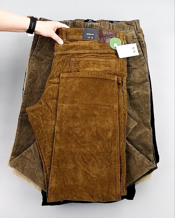 Фотография  627 - Брюки вельветовые м/ж C&A 025#10 кг, ЛОТ №8031 оптом в Махачкале и Дагестане