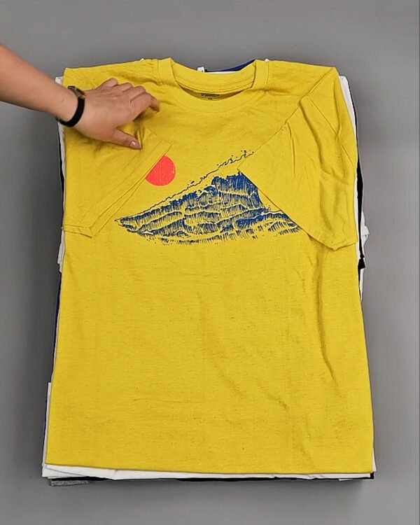 Фотография  373 - Футболки м/ж (Printed T-Shirts New)#5 кг оптом в Махачкале и Дагестане