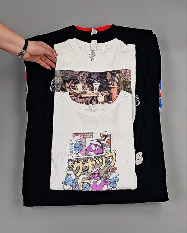 Фотография  349 - Футболки м/ж (Printed T-Shirts New)#5 кг, ЛОТ №8511 оптом в Махачкале и Дагестане