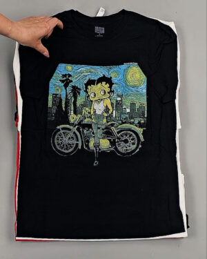 Фотография  495 - Футболки м/ж (Printed T-Shirts New)#5 кг, ЛОТ №8913 оптом в Махачкале и Дагестане