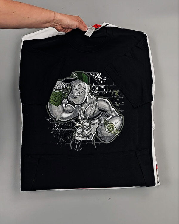 Фотография  817 - Футболки м/ж (Printed T-Shirts New)#5 кг, ЛОТ №8904 оптом в Махачкале и Дагестане