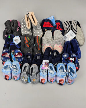 Купить Обувь домашняя дети СТОК 065#3,2 кг, ЛОТ СТ-9727 оптом в Махачкале и Дагестане