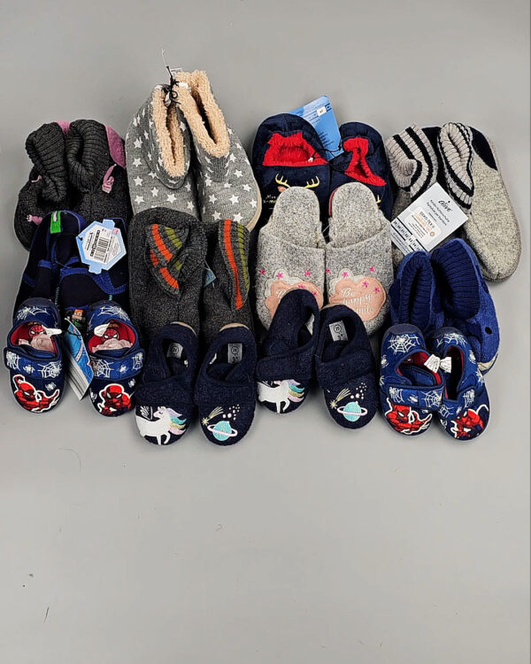 Фотография  575 - Обувь домашняя дети СТОК 065#3,2 кг, ЛОТ СТ-9727 оптом в Махачкале и Дагестане