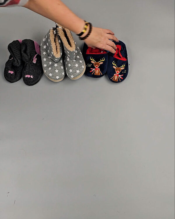 Фотография  922 - Обувь домашняя дети СТОК 065#3,2 кг, ЛОТ СТ-9727 оптом в Махачкале и Дагестане