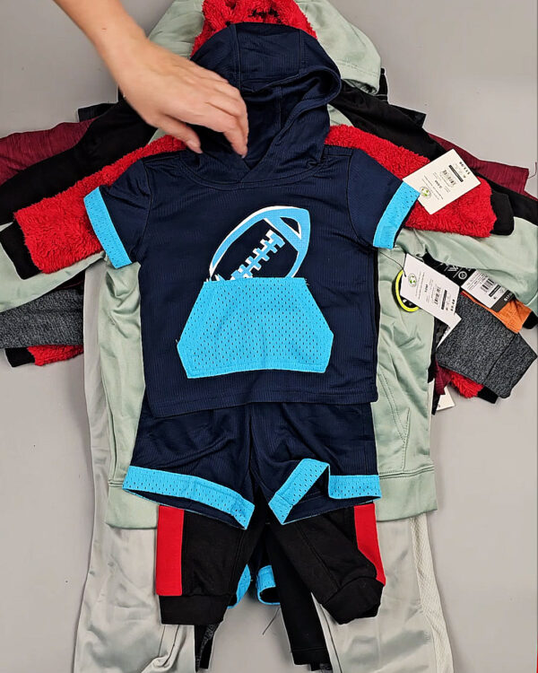 Фотография  949 - Спортивные костюмы дети CAN#6 кг, ЛОТ СТ-9737 оптом в Махачкале и Дагестане