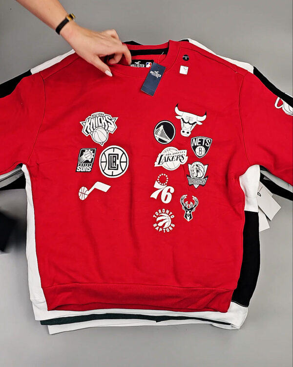 Фотография  709 - Толстовки муж HOLLISTER SW#10 кг, ЛОТ СТ-10107 оптом в Махачкале и Дагестане