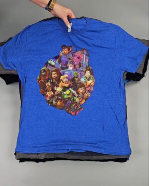 Фотография  716 - Футболки м/ж (Super T-Shirts Printed)#10 кг, ЛОТ СХ-0272 оптом в Махачкале и Дагестане